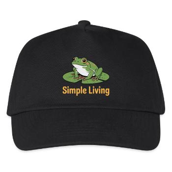 LES CRAPAUDS, LA VIE SIMPLE - Casquette de baseball Enfant - noir - Devant