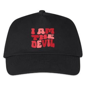 I am the Devil - Ich bin der Teufel - Kinder Basecap - Schwarz - Vorne