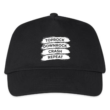 Breakdance Techniques - Casquette de baseball Enfant - noir - Devant