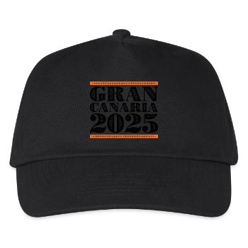Gran Canaria 2025 - Kinder Basecap - Schwarz - Vorne