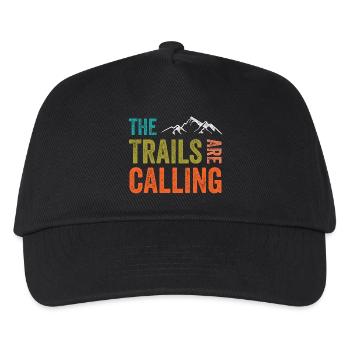 The Trails Are Calling - Kids’ Baseball Cap - black - Front