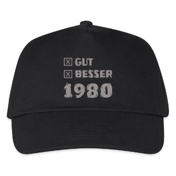 1980 - Kids’ Baseball Cap - black - Front