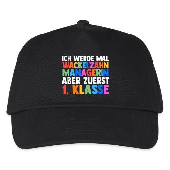 Daycare Leavers First Grade School Enrollment Schoolchild - Kids’ Baseball Cap - black - Front