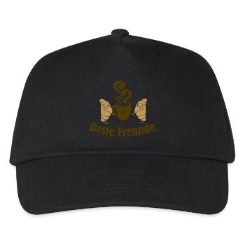 Croissant Coffee - Kids’ Baseball Cap - black - Front