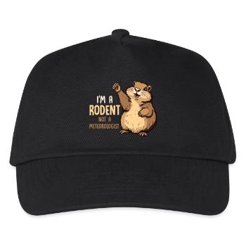 I'm A Rodent Not A Meteorologist Rodent Animal - Kids’ Baseball Cap - black - Front