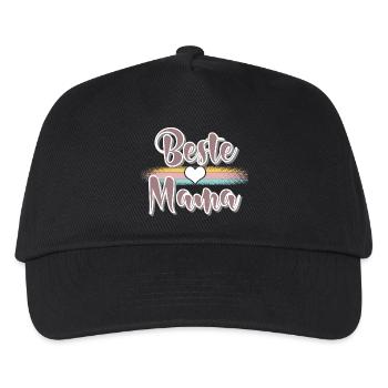 Mama - Kinder Basecap - Schwarz - Vorne
