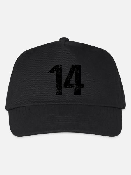 Justaucorps à 14 chiffres - Casquette de baseball Enfant - noir