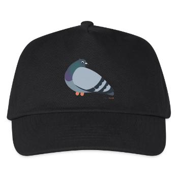 Pigeon pigeons - Kids’ Baseball Cap - black - Front