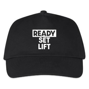 Ready Set Lift - Kinder Basecap - Schwarz - Vorne