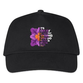 Its Okay If The Only Thing Is Breath - Kids’ Baseball Cap - black - Front