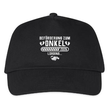 Uncle 2026 announce pregnancy - Kids’ Baseball Cap - black - Front