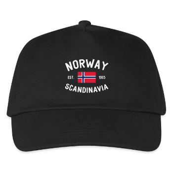 Norway - Norge - Norwegen - Scandinavia - 1905 - Kids’ Baseball Cap - black - Front
