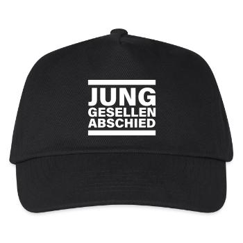 Junggesellen Abschied Jga - Kinder Basecap - Schwarz - Vorne