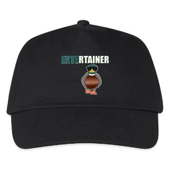 Entertainer Duck - Kids’ Baseball Cap - black - Front
