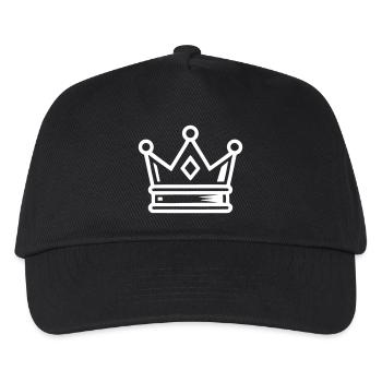 Crown Symbol - Kids’ Baseball Cap - black - Front