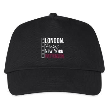 London Paris New York Pattensen - Kids’ Baseball Cap - black - Front