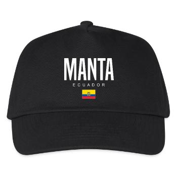 Manta Ecuador Ecuadorian - Kids’ Baseball Cap - black - Front