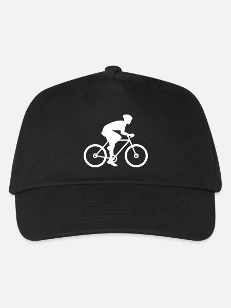 Radsport Geschenk Design - Kinder Basecap - Schwarz