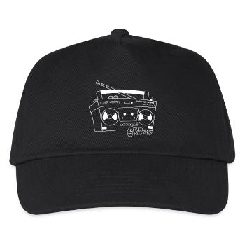 GDR Radio Recorder Enregistreur à cassettes Ostalgie 80s - Casquette de baseball Enfant - noir - Devant