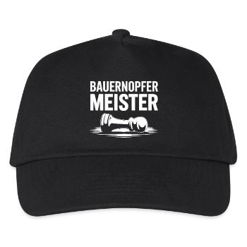 Pawn Sacrifice Master Chess Player Humor Vintage - Kids’ Baseball Cap - black - Front