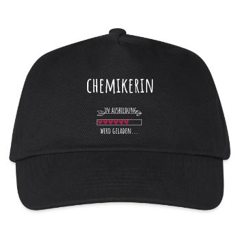 Chemie Studentin Beruf Ausbildung Chemikerin - Kinder Basecap - Schwarz - Vorne