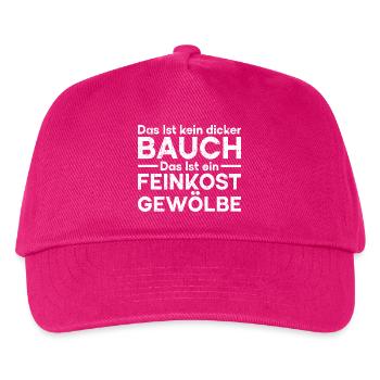 Das Ist Kein Dicker Bauch Das Ist Feinkostgewölbe - Kinder Basecap - Fuchsia - Vorne