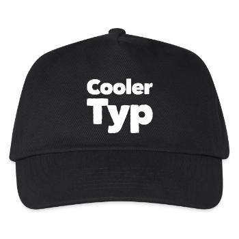 cool guy - Kids’ Baseball Cap - black - Front