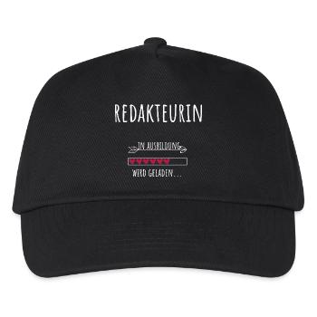 Journalism Student Profession Education Editor - Kids’ Baseball Cap - black - Front