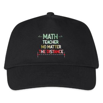 Mathe Nerd Studenten Uni Professor Mathematik - Kinder Basecap - Schwarz - Vorne