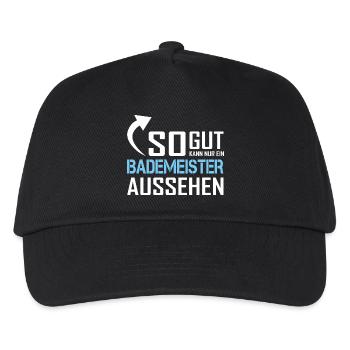 So gut kann nur ein Bademeister aussehen - Kinder Basecap - Schwarz - Vorne