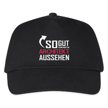 So gut kann nur ein Architekt aussehen - Kinder Basecap - Schwarz - Vorne