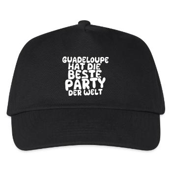 Geschenk für Guadeloupe - Kinder Basecap - Schwarz - Vorne