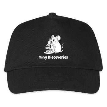 Petites découvertes : Souris devant le microscope - Casquette de baseball Enfant - noir - Devant
