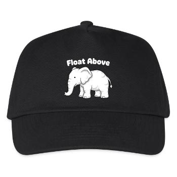 Float Above Elephant - Kids’ Baseball Cap - black - Front