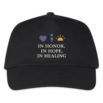 Suicide Loss Remembrance Walk Suicide - Kids’ Baseball Cap - black - Front