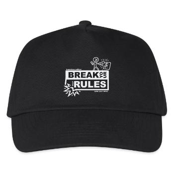 Break your silly rules - frameless edition - Kinder Basecap - Schwarz - Vorne