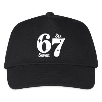 Funny Six Seven 67 - Six Seven SixSeven 6-7 - Kids’ Baseball Cap - black - Front