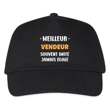 Bestseller Unmatched Typography Bold - Kinder Basecap - Schwarz - Vorne
