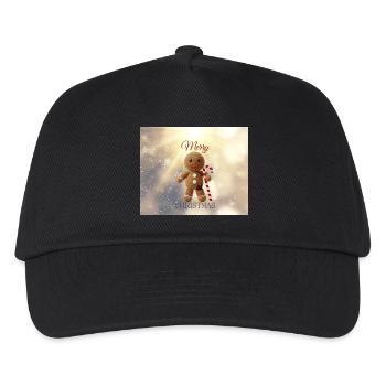 Noël du bonhomme en pain d’épices avec des cannes d’orge d’orge - Casquette de baseball Enfant - noir - Devant