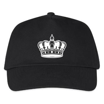 Crown Symbol - Kids’ Baseball Cap - black - Front