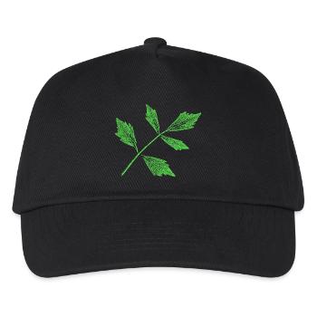 Leaf - Lovage / Herb Plant - Kids’ Baseball Cap - black - Front
