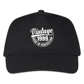 Geburtstagsgeschenk 1999 Jahrgang 1999 Retro 1999 - Kinder Basecap - Schwarz - Vorne