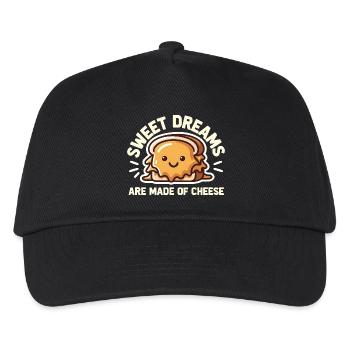Sweet Dreams Are Made Of Cheese Cute Sandwich - Kids’ Baseball Cap - black - Front