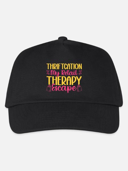 Thrift Shopper Thriftcation My Retail Thrift Store - Kinder Basecap - Schwarz