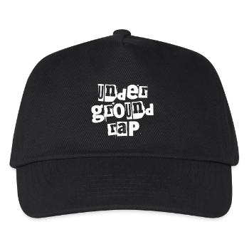 Typographie du rap underground - Casquette de baseball Enfant - noir - Devant