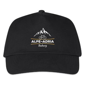 Alpe-Adria Fahrrad - Kinder Basecap - Schwarz - Vorne