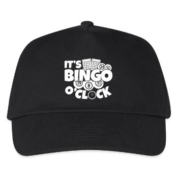 Bingo Player It´s Bingo O´Clock Bingo - Kinder Basecap - Schwarz - Vorne