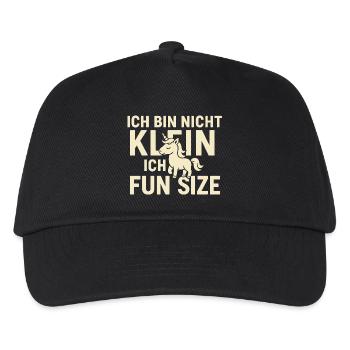 Je ne suis pas petit - licorne de taille amusante - Casquette de baseball Enfant - noir - Devant