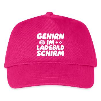 Brain in the loading screen - Kids’ Baseball Cap - fuchsia - Front