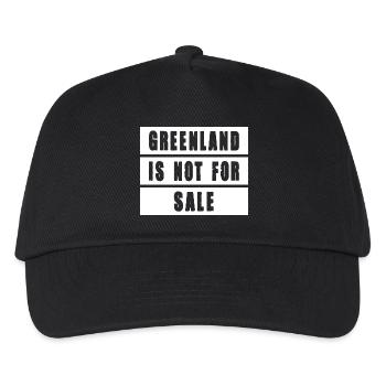 Greenland Is Not For Sale - Kids’ Baseball Cap - black - Front